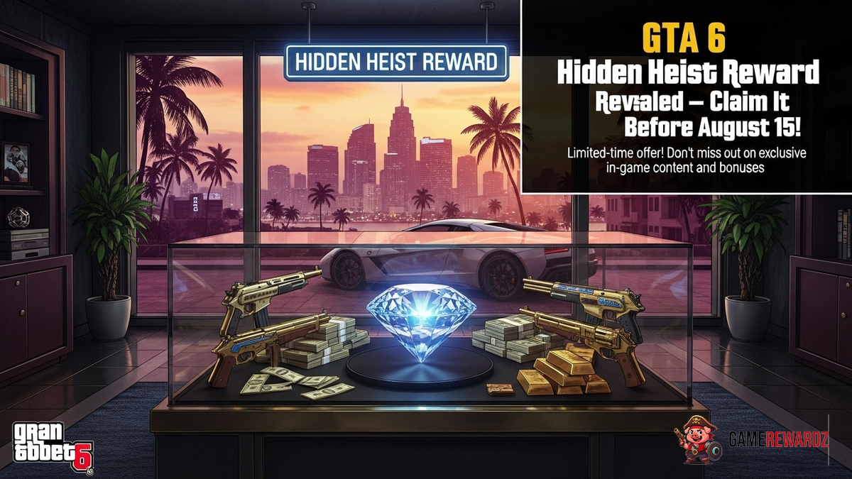 GTA 6 Hidden Heist Reward Revealed – Claim It Before August 15!